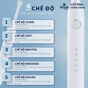 BÀN CHẢI ĐIỆN CAO CẤP HISMILE E300